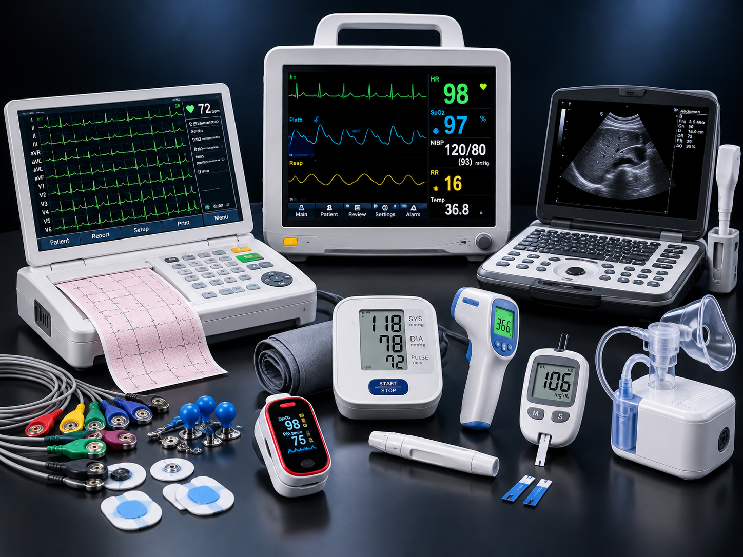 ECG Machine 12-Lead